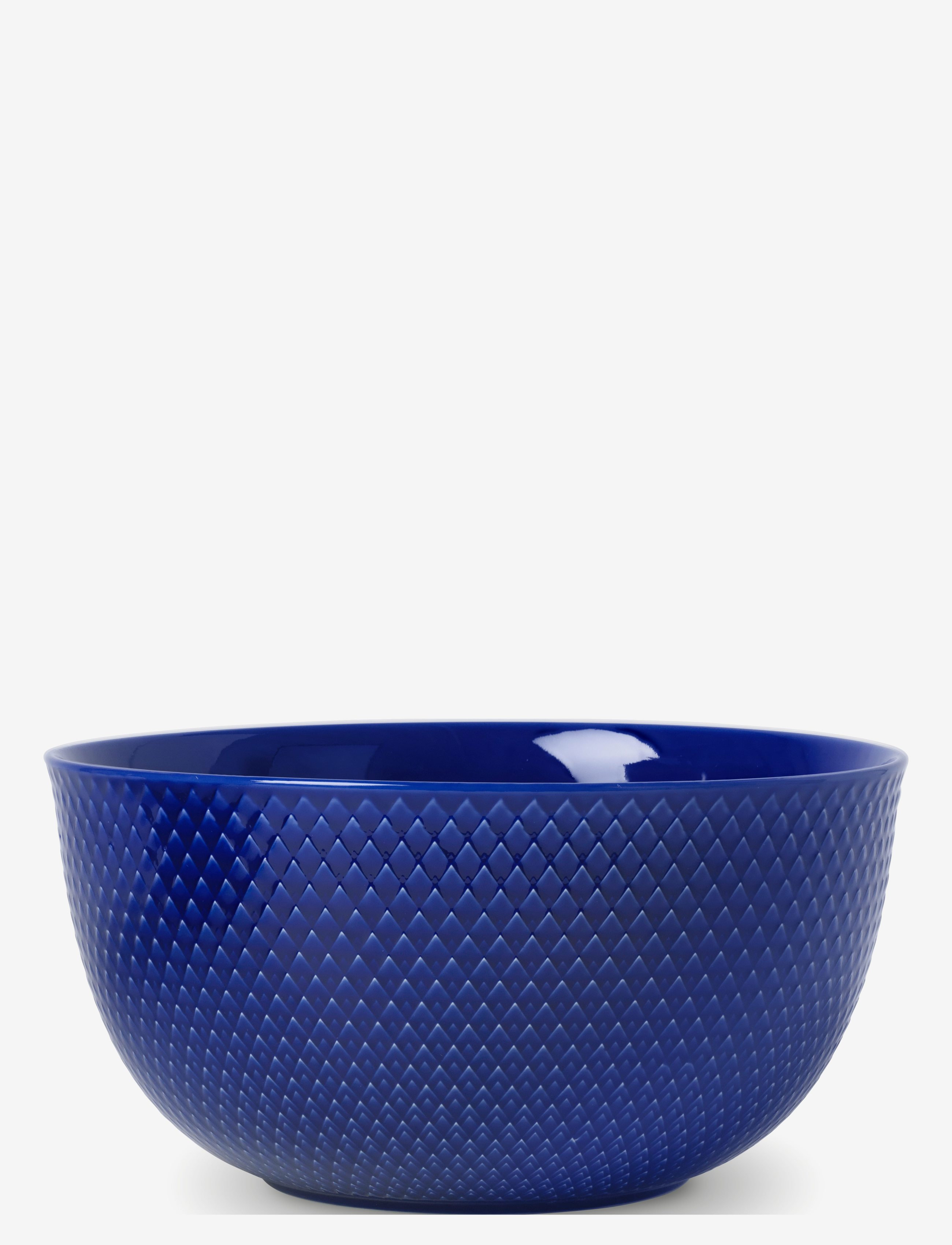 LYNGBY PORCELÆN Rhombe Color Serveringsskål Blau - Ø22CM - Unisex