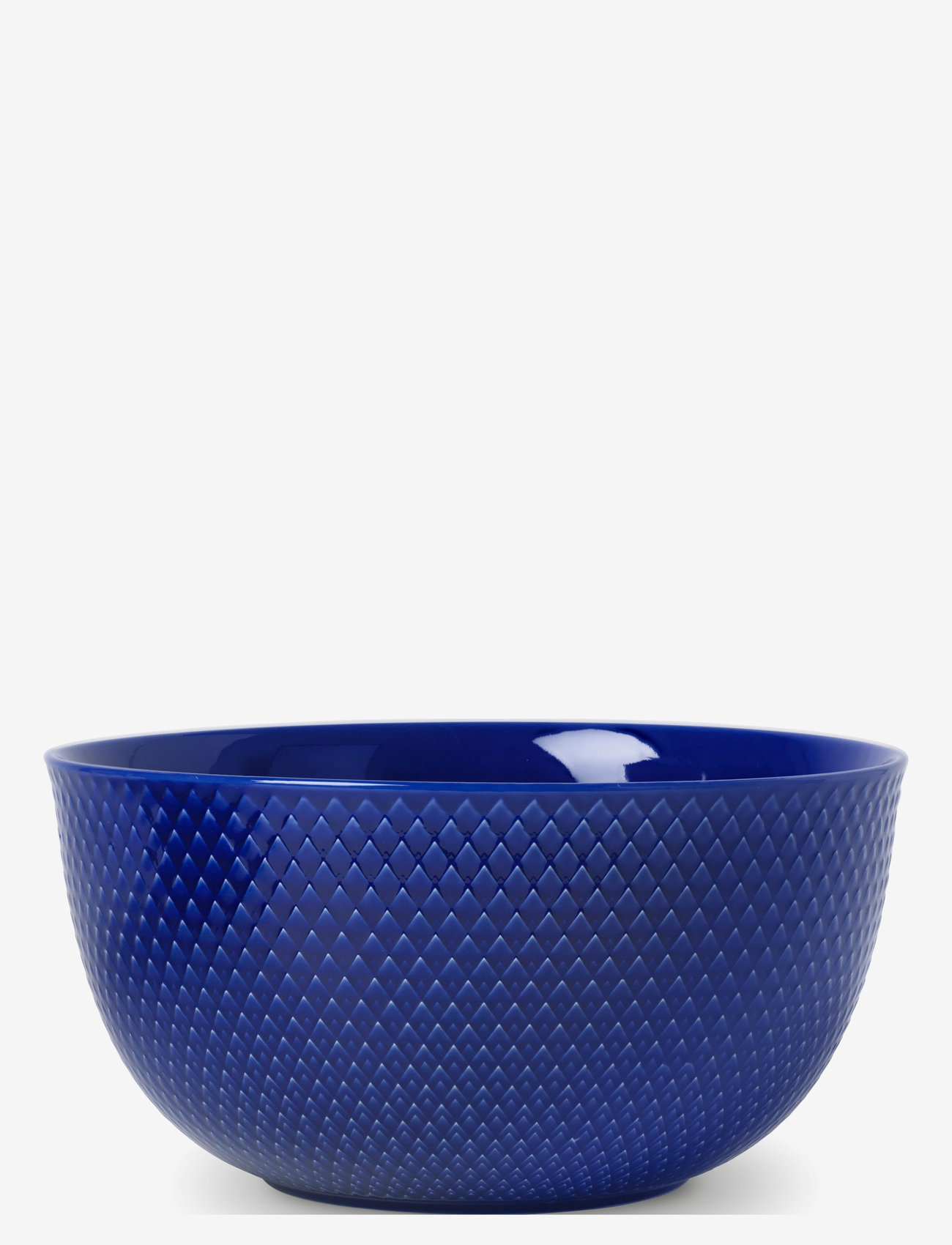 Lyngby Porcelæn - Rhombe Color Serving bowl - serveerschalen - dark blue - 0