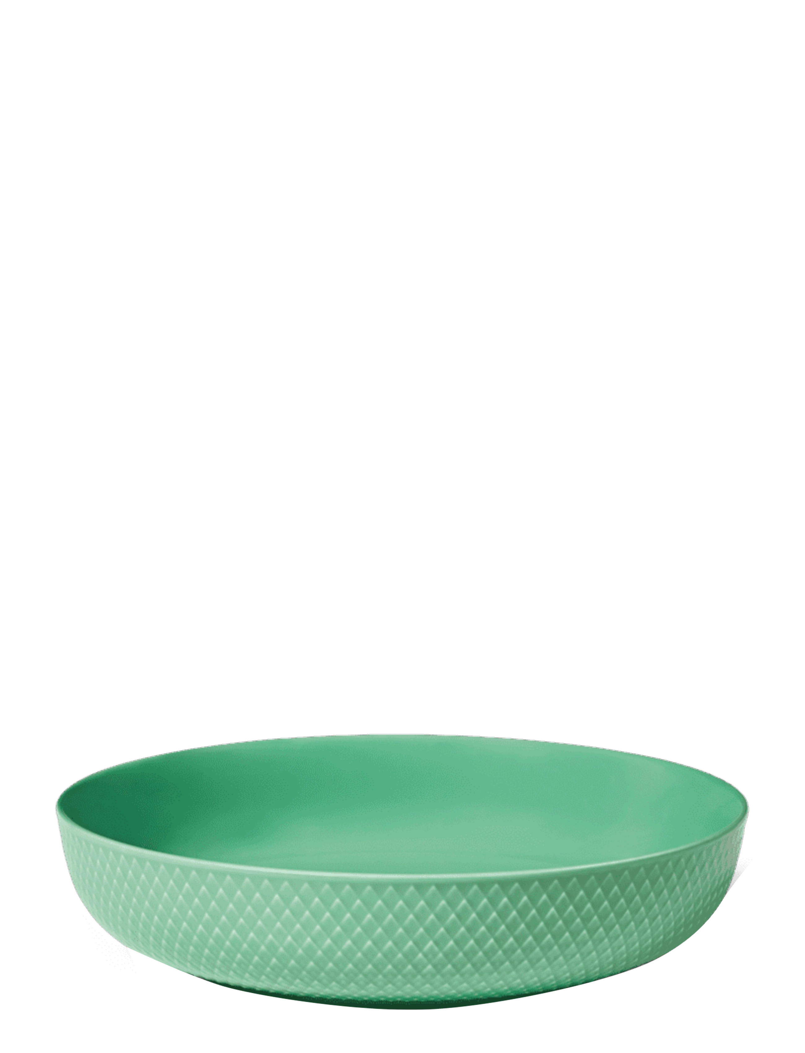 Lyngby Porcelæn - Rhombe Color Serveringsskål Ø28 cm grøn - serveringsskåle - green - 2