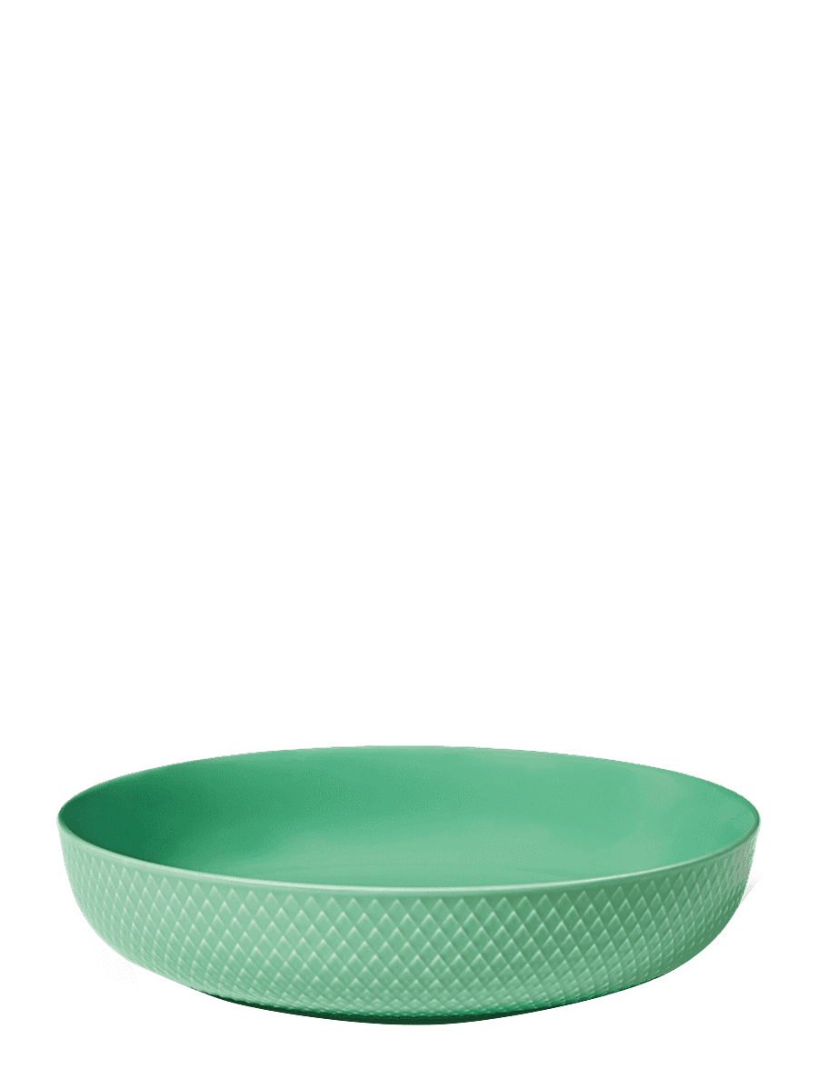 Lyngby Porcelæn - Rhombe Color Serveringsskål Ø28 cm grøn - serveringsskåle - green - 2