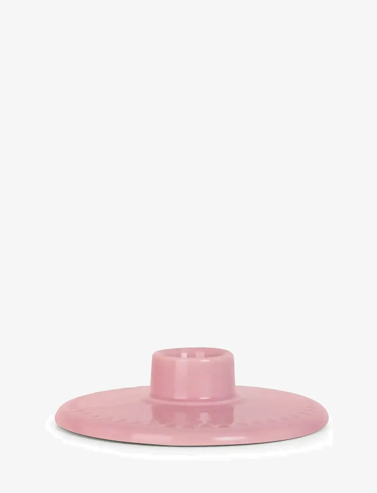 Lyngby Porcelæn - Rhombe Color Candle holder H3 rose - candlesticks - rose - 0