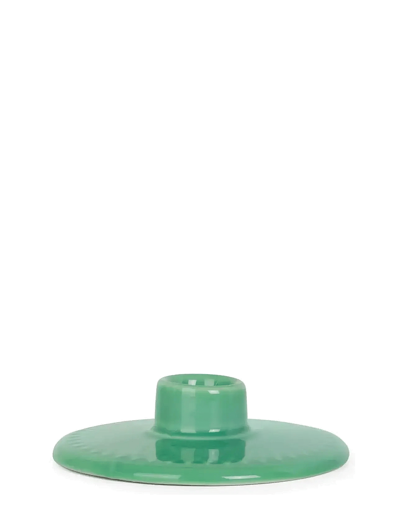 Lyngby Porcelæn Rhombe Color Candle Holder H3 Green - Green - H:3CM