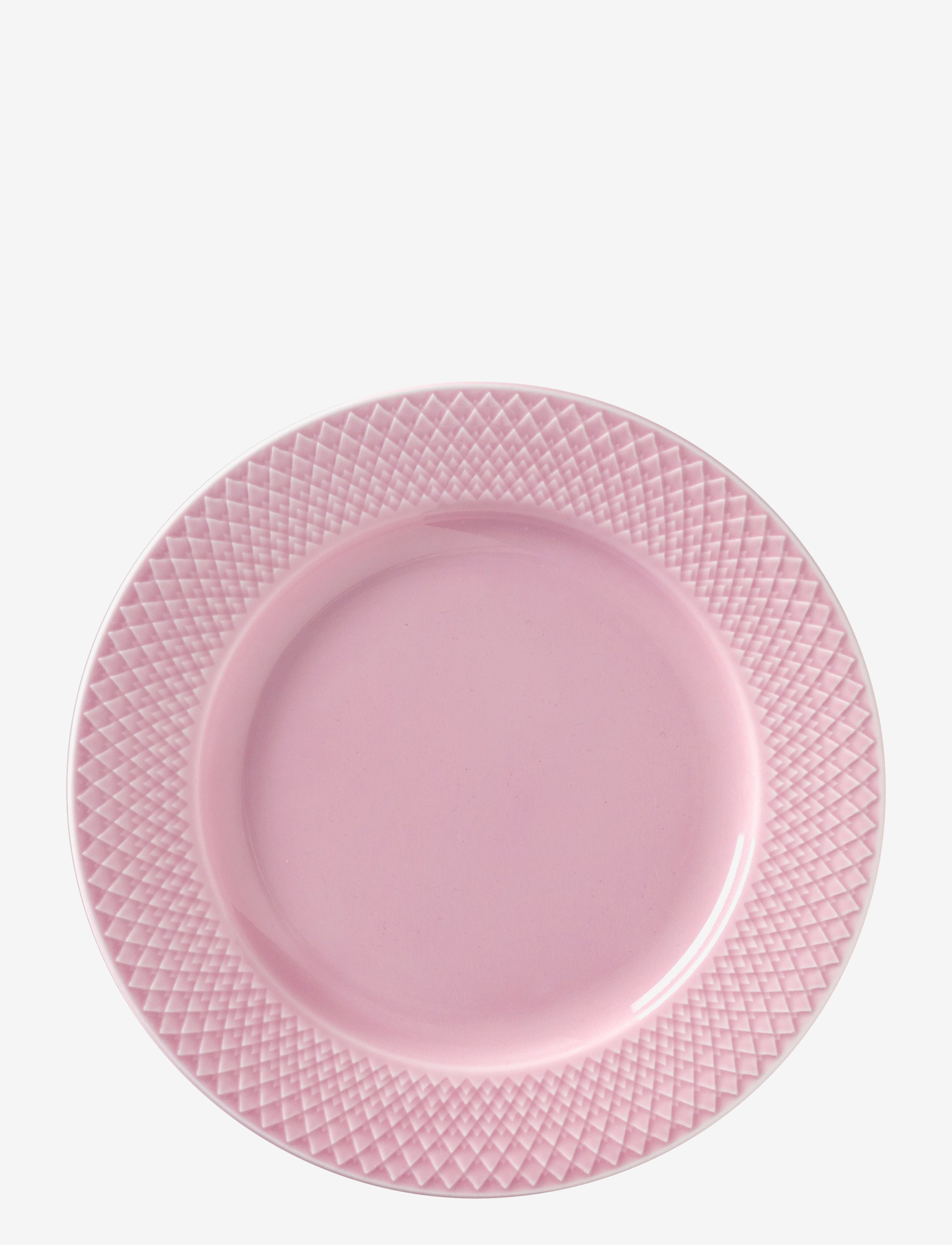 LYNGBY PORCELÆN Rhombe Color Frokosttallerken Pink - Ø 21 Cm - Unisex