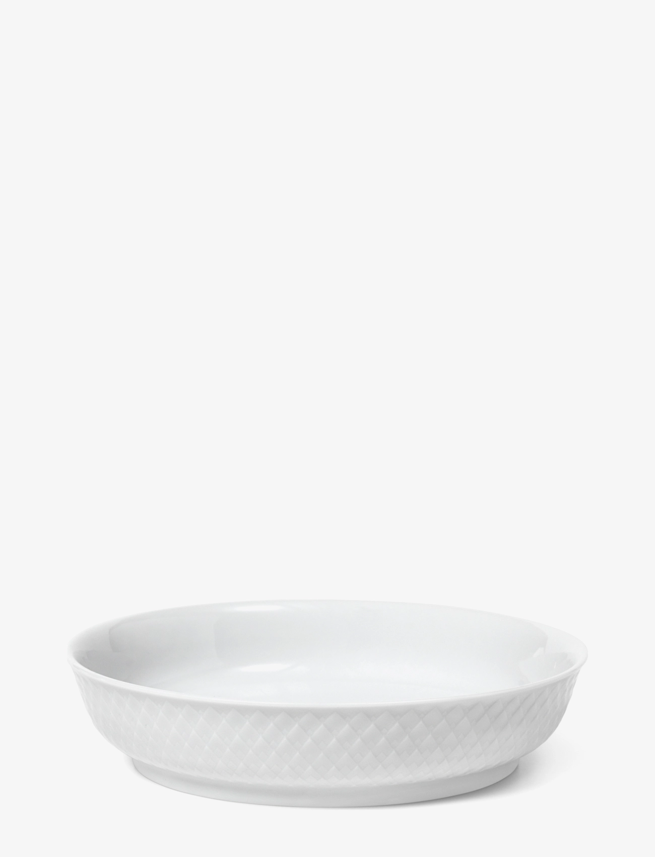 Lyngby Porcelæn Rhombe Desserttallerken Ø16 cm Hvid, Ø 16 cm, White, Tallerkener > Dybe Tallerkener, Unisex