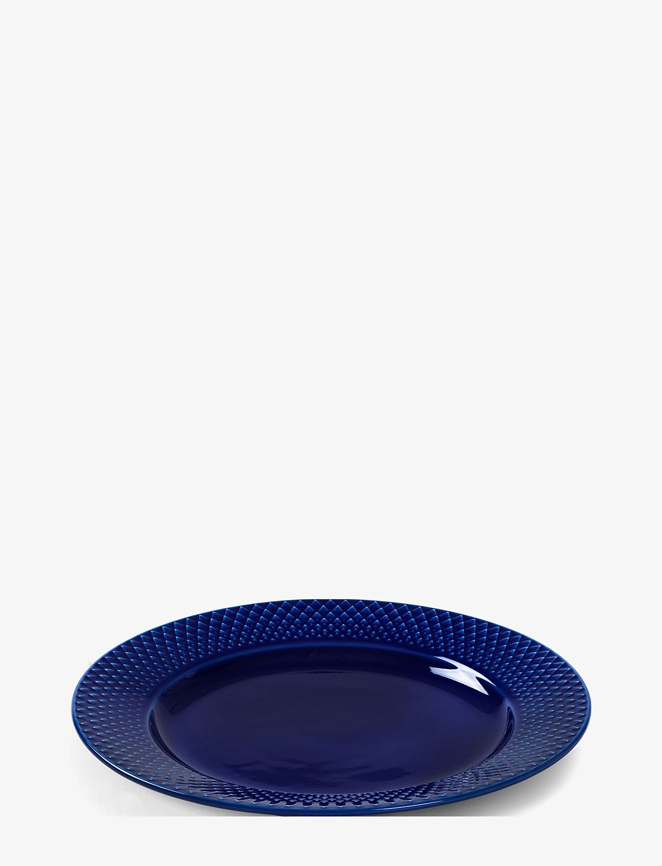 Lyngby Porcelæn - Rhombe Color Lunch plate - tiefe teller - dark blue - 1