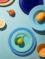 Lyngby Porcelæn - Rhombe Color Lunsjtallerken - de laveste prisene - dark blue - 3