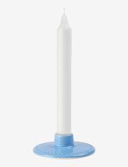 Lyngby Porcelæn - Rhombe Color Candle holder H3 cm blue - laagste prijzen - blue - 1