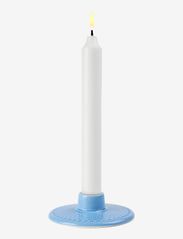 Lyngby Porcelæn - Rhombe Color Candle holder H3 cm blue - laagste prijzen - blue - 2