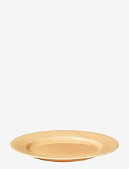 Lyngby Porcelæn - Rhombe Color Dinner plate - najniższe ceny - sand - 0