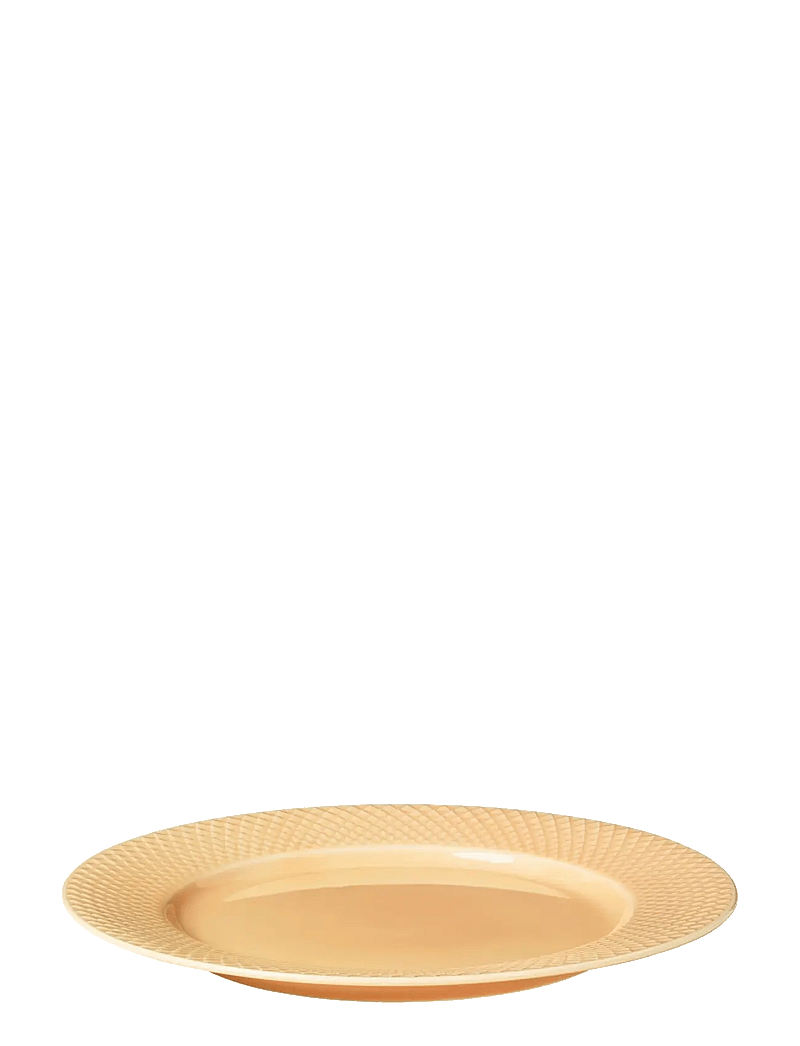 Lyngby Porcelæn - Rhombe Color Middagstallrik - mattallrikar - sand - 1