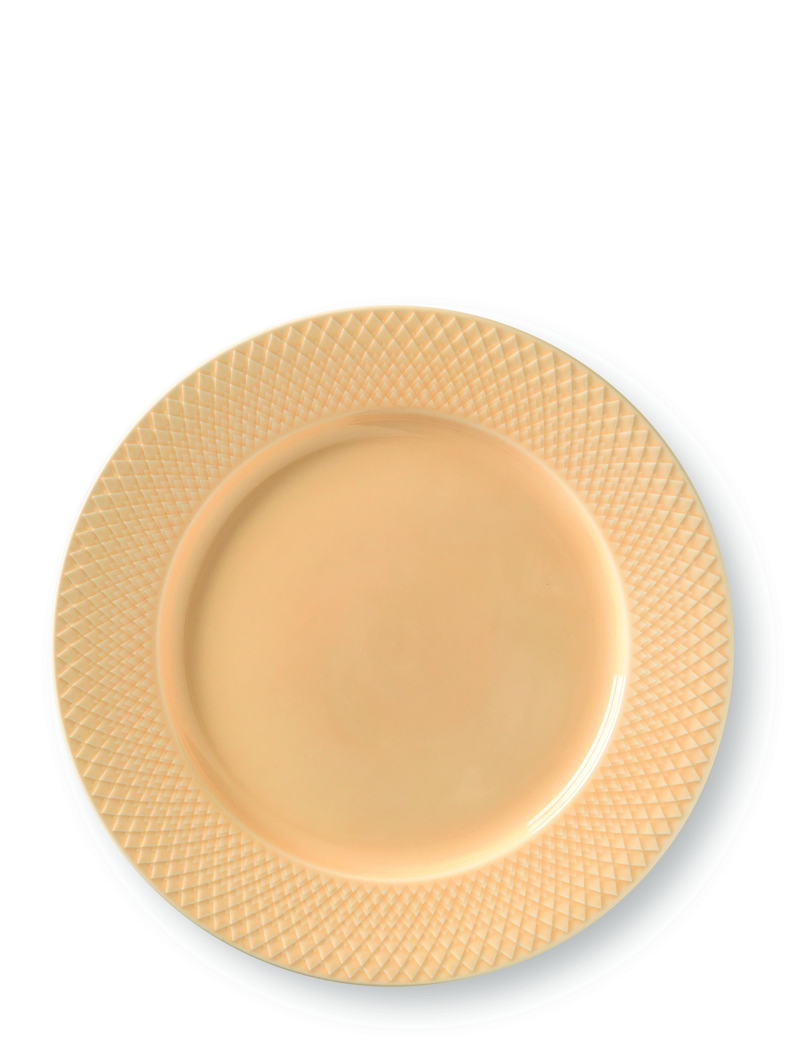 Lyngby Porcelæn Rhombe Color Middagstallerken, Ø 27 cm, Plates, Gelb - Dinner Homeware