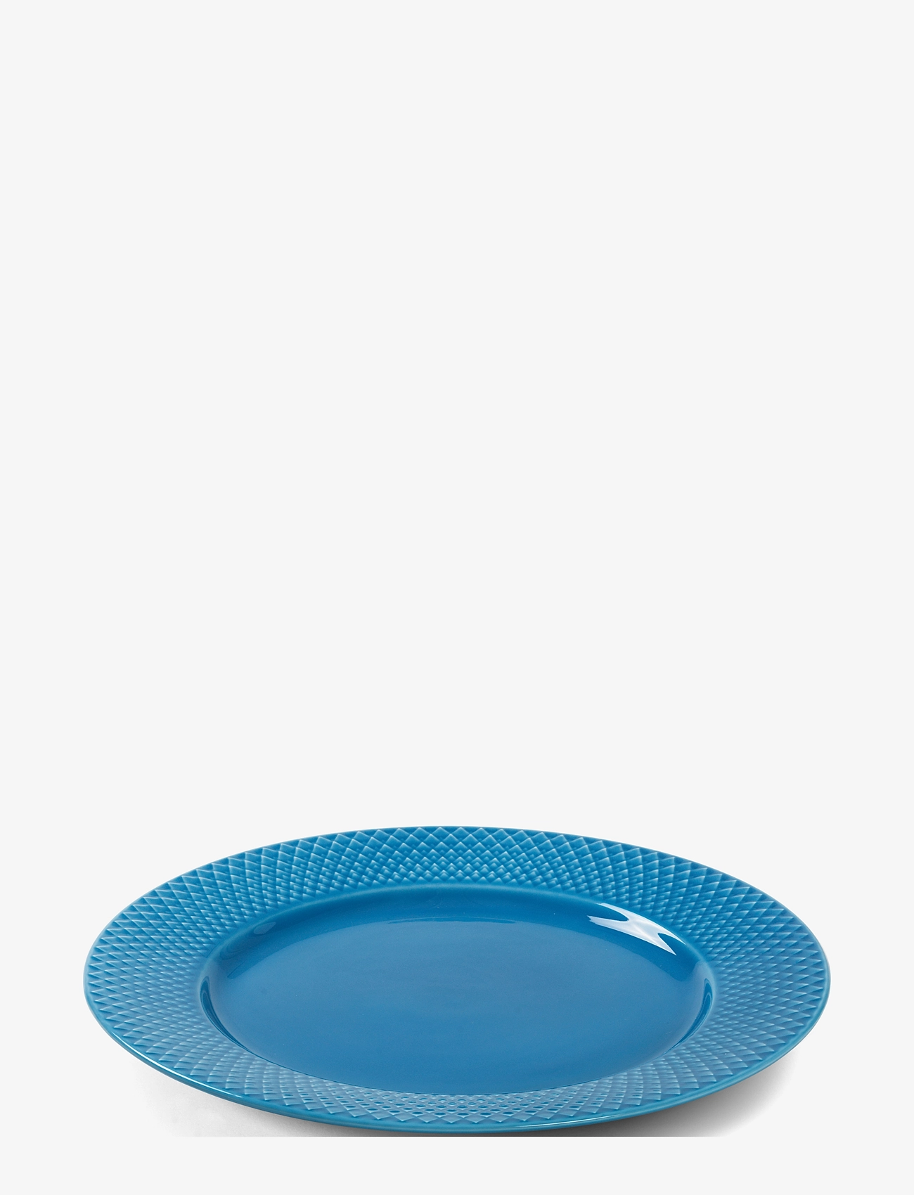 Lyngby Porcelæn - Rhombe Color Dinner plate - matardiskar - blue - 1