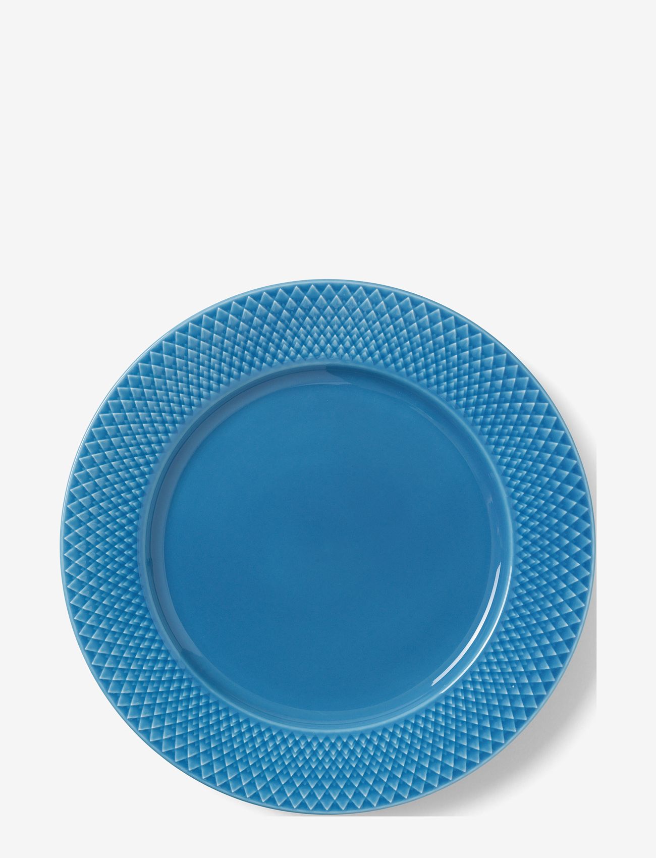 Lyngby Porcelæn - Rhombe Color Dinner plate - dinner plates - blue - 1