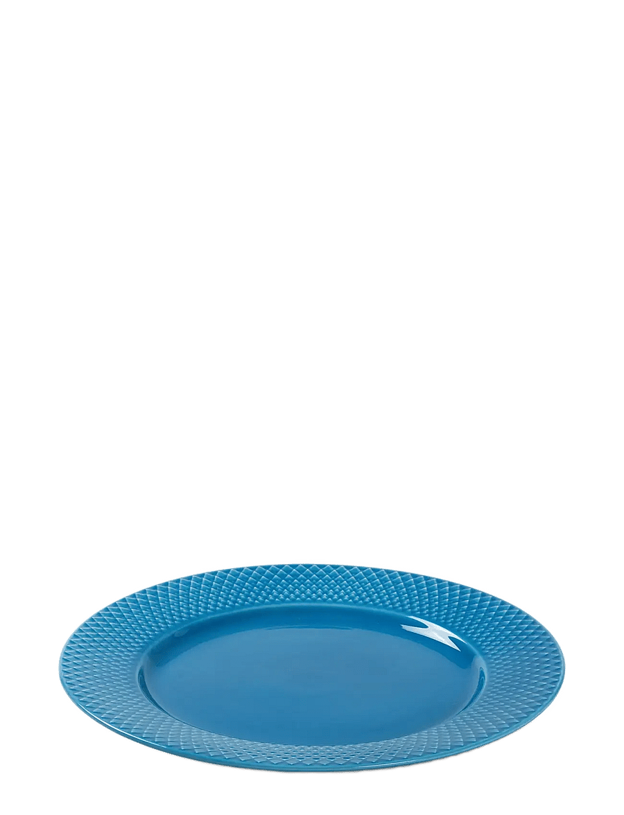 Lyngby Porcelæn - Rhombe Color Middagstallerken - middagstallerkner - blue - 2