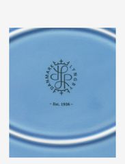 Lyngby Porcelæn - Rhombe Color Ovalt serveringsfad 28.5x21.5 blå - middagstallerkner - blue - 3
