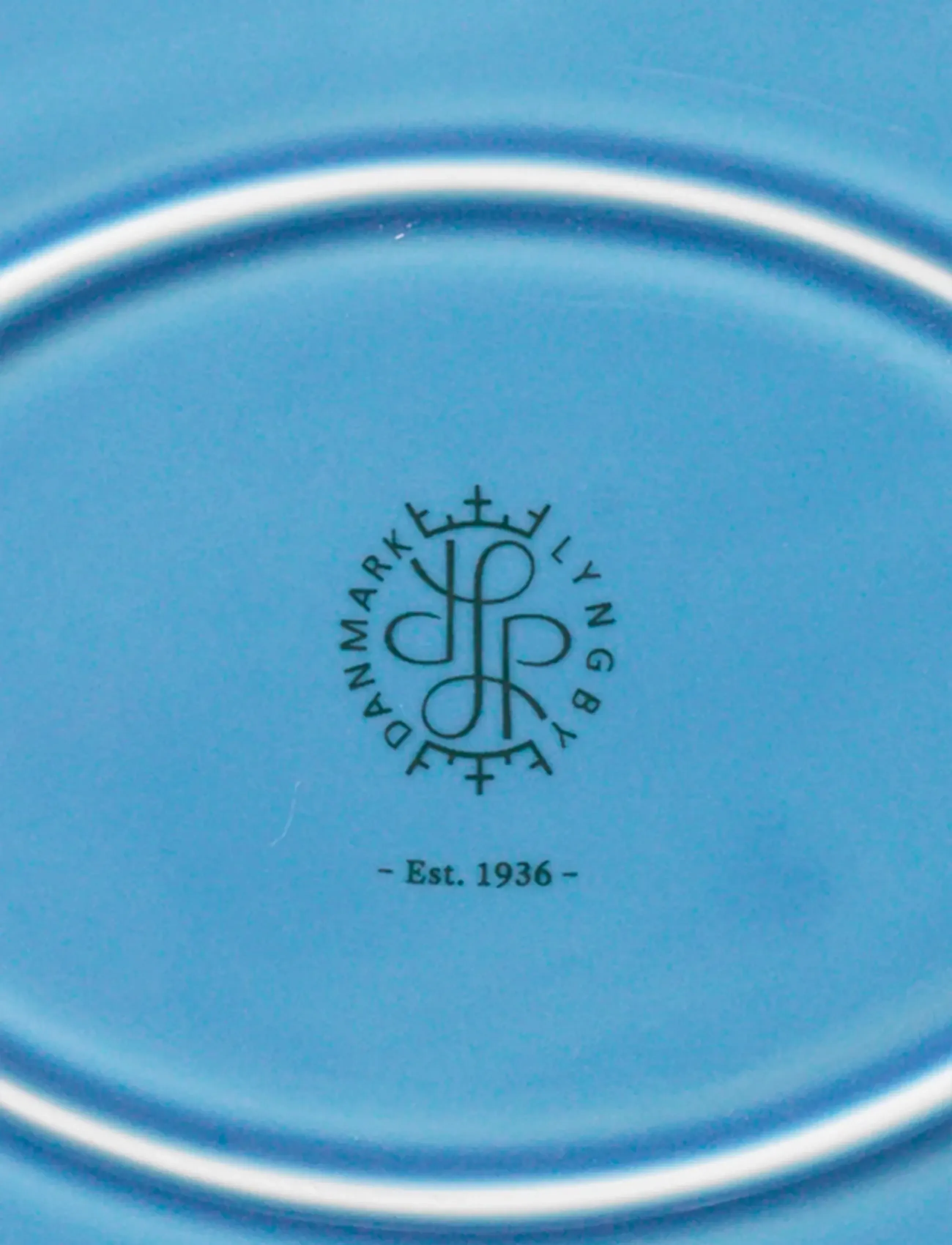 Lyngby Porcelæn - Rhombe Color Oval serveringsfat 28.5x21.5 blå - blue - 5