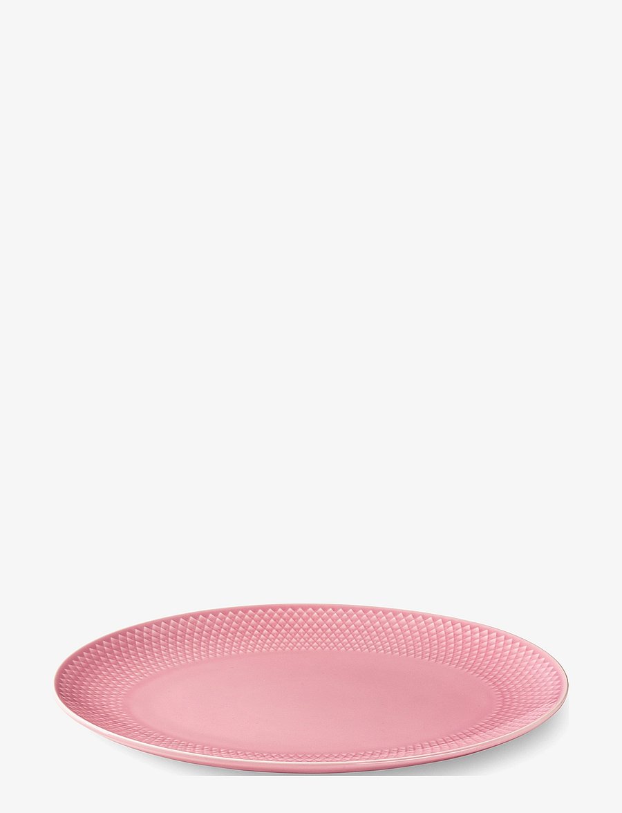 Lyngby Porcelæn - Rhombe Color Oval serving dish 28.5x21.5 - osta hinna alusel - rose - 1