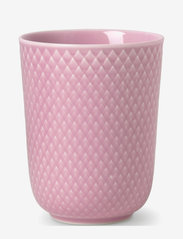 Lyngby Porcelæn - Rhombe Color Mug 33 cl - laagste prijzen - rose - 0