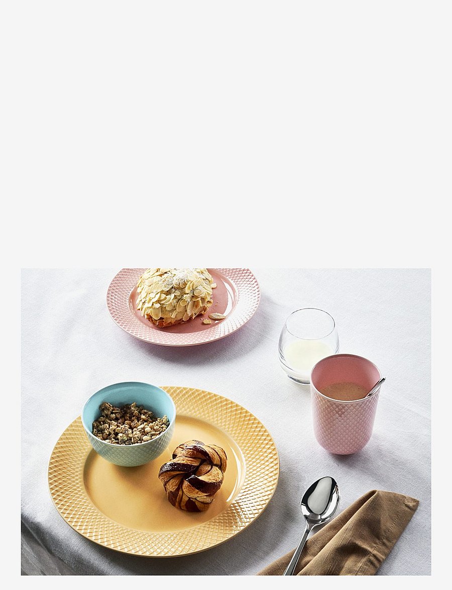 Lyngby Porcelæn - Rhombe Color Krus 33 cl - kaffekopper - rose - 2