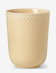 Lyngby Porcelæn - Rhombe Color Mug 33 cl - mažiausios kainos - sand - 0