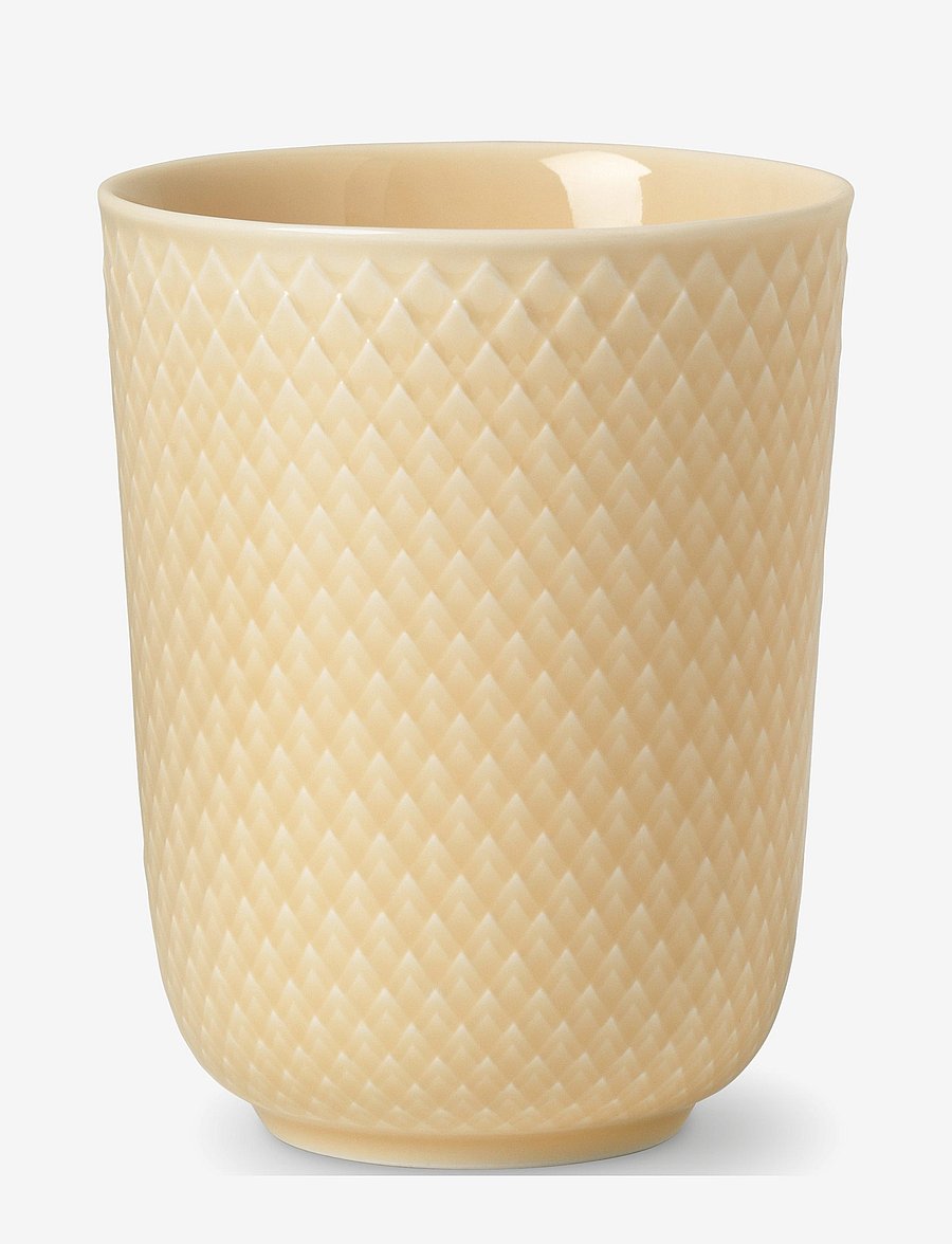 Lyngby Porcelæn - Rhombe Color Mug 33 cl - kaffetassen - sand - 0