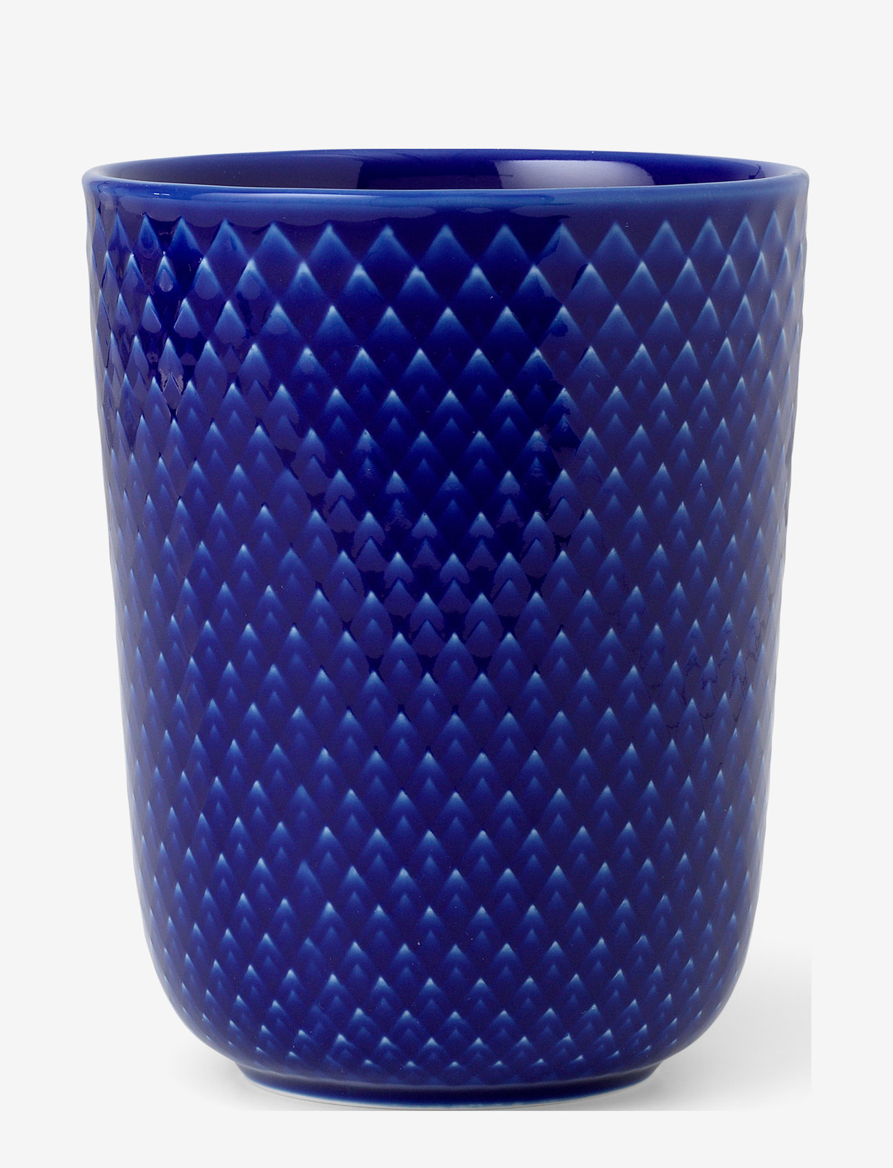 Lyngby Porcelæn - Rhombe Color Mug 33 cl - alhaisimmat hinnat - dark blue - 0