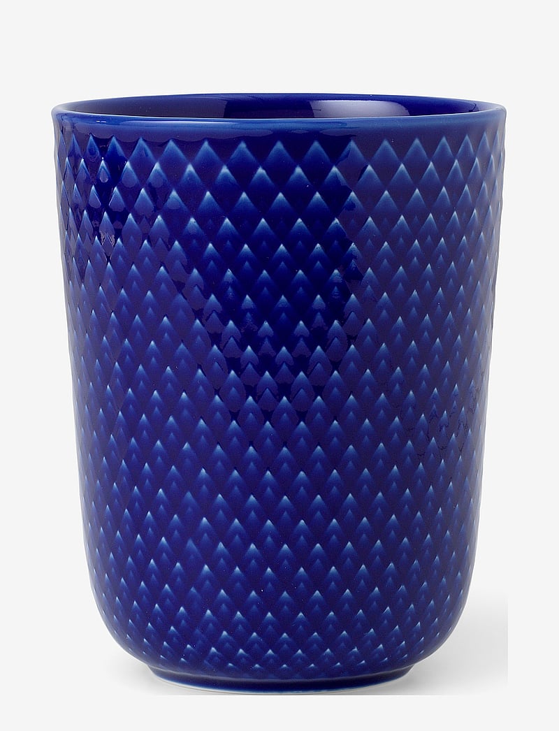 Lyngby Porcelæn - Rhombe Color Krus 33 cl - kaffekopper - dark blue - 0