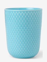 Lyngby Porcelæn - Rhombe Color Mug 33 cl - mažiausios kainos - turquoise - 0