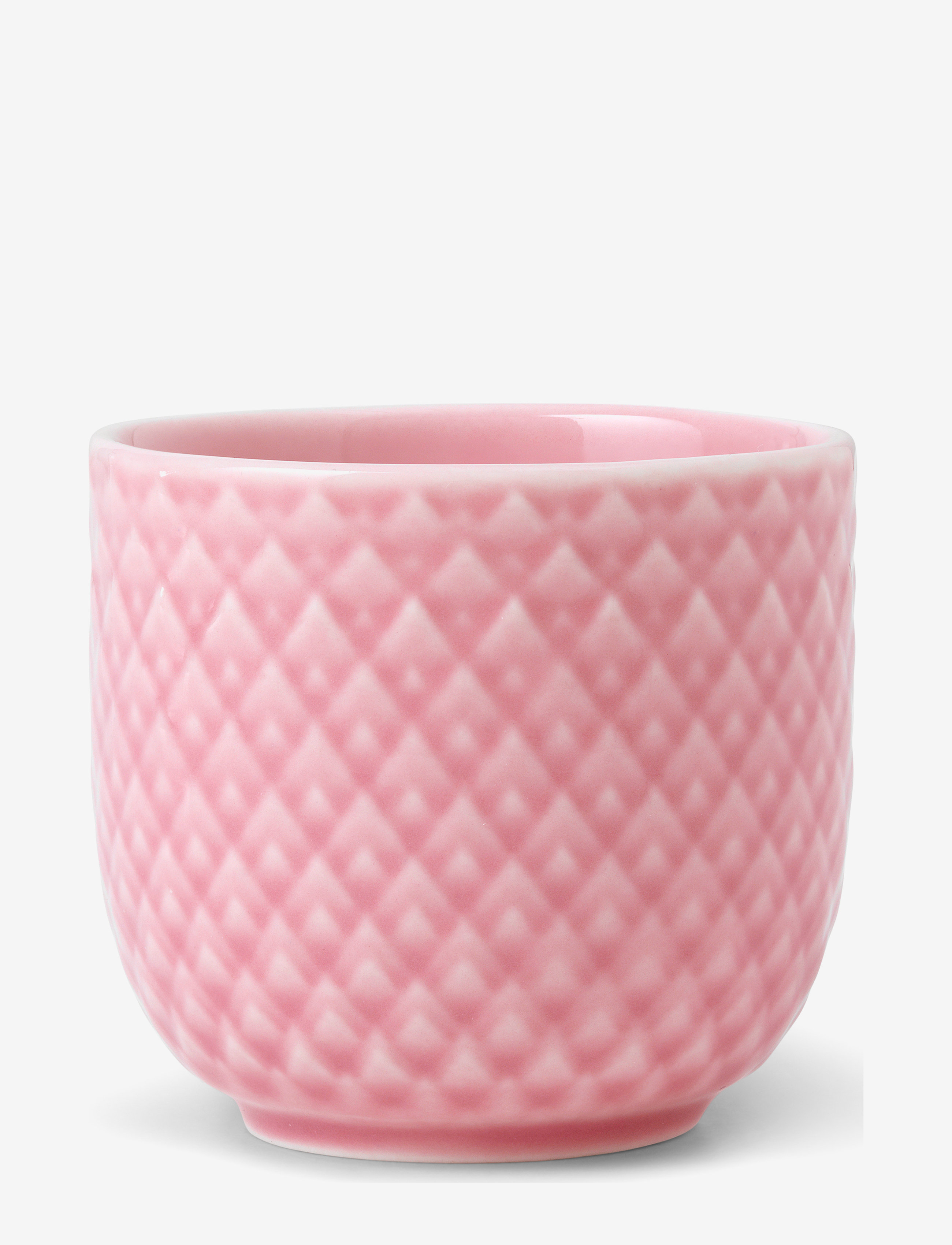 Lyngby Porcelæn Rhombe Color Æggebæger, Ø 5 cm, Pink, Skåle > Æggebægre, Unisex