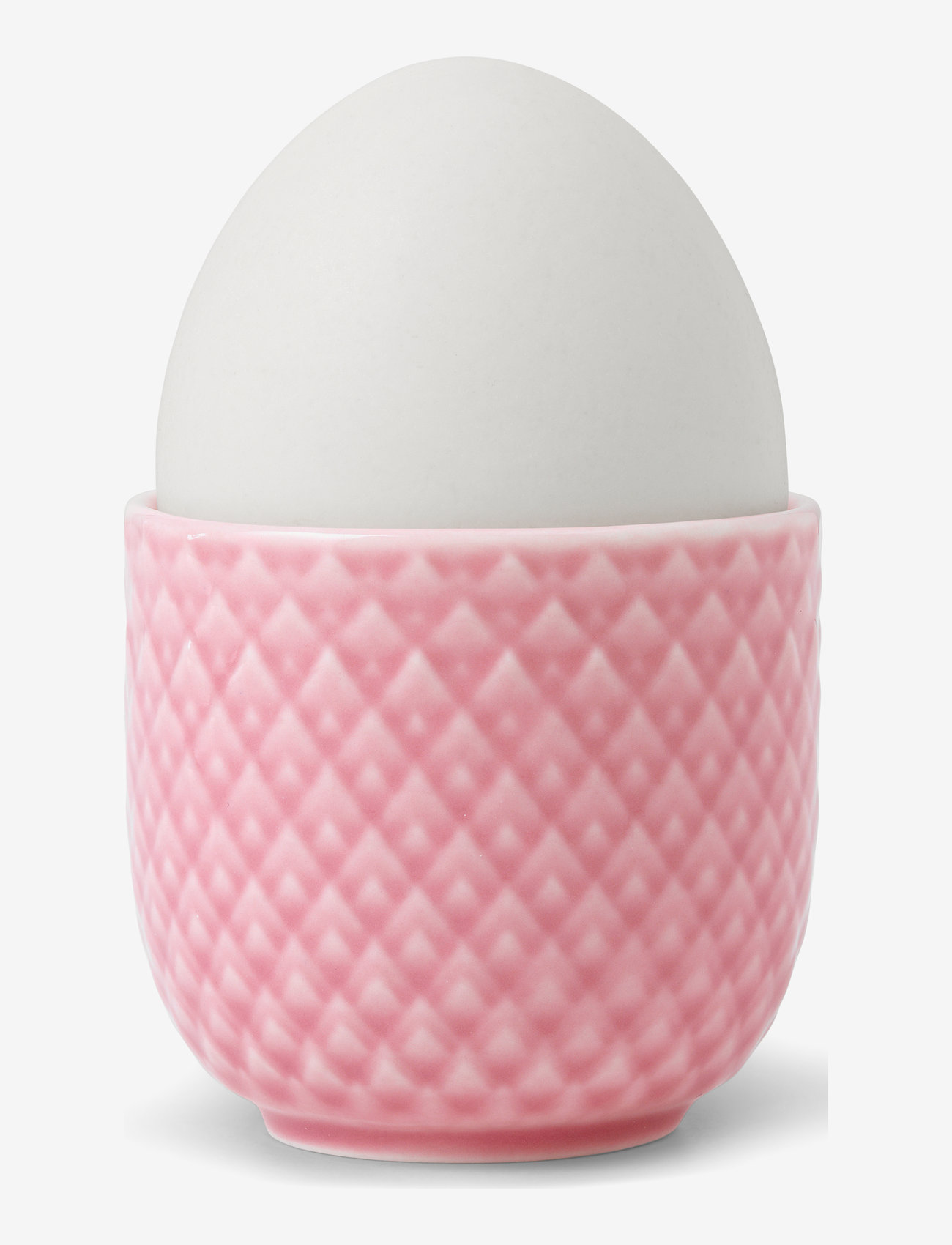 Lyngby Porcelæn - Rhombe Color egg cup - die niedrigsten preise - rose - 1