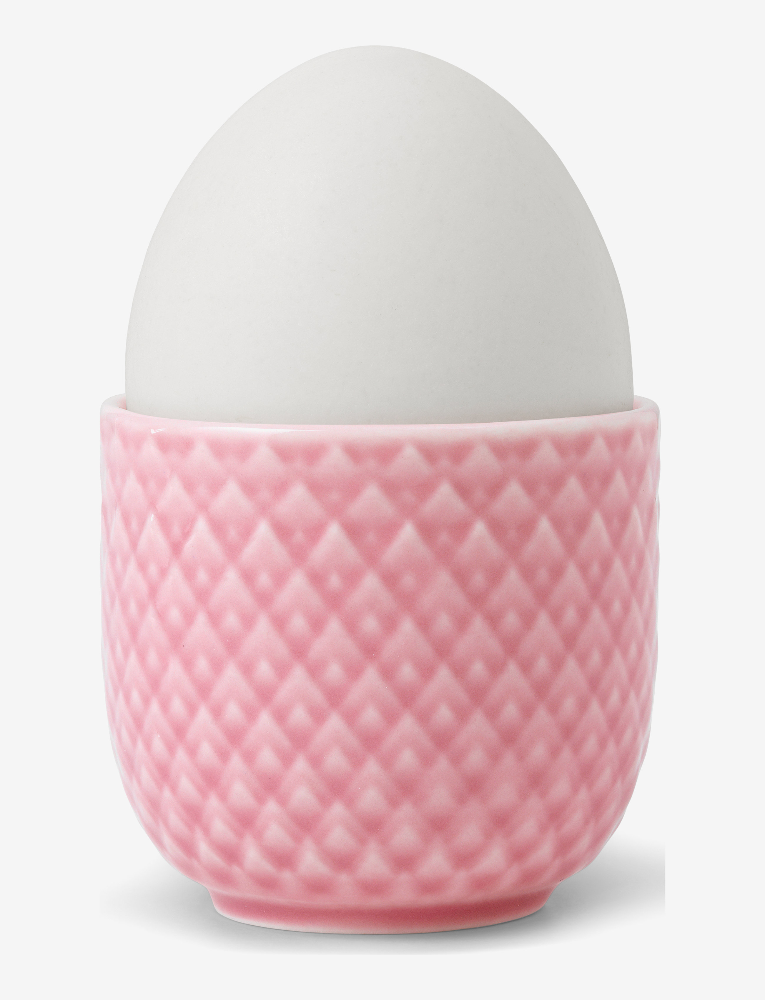 Lyngby Porcelæn - Rhombe Color Æggebæger - Æggebægre - rose - 1