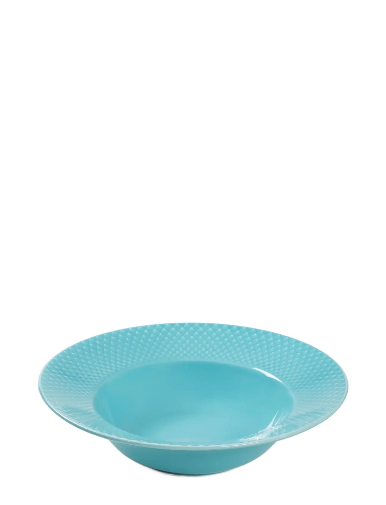Lyngby Porcelæn Rhombe Color Soup plate - Zwischen 25€ und 50€ - TURQUOISE / blue