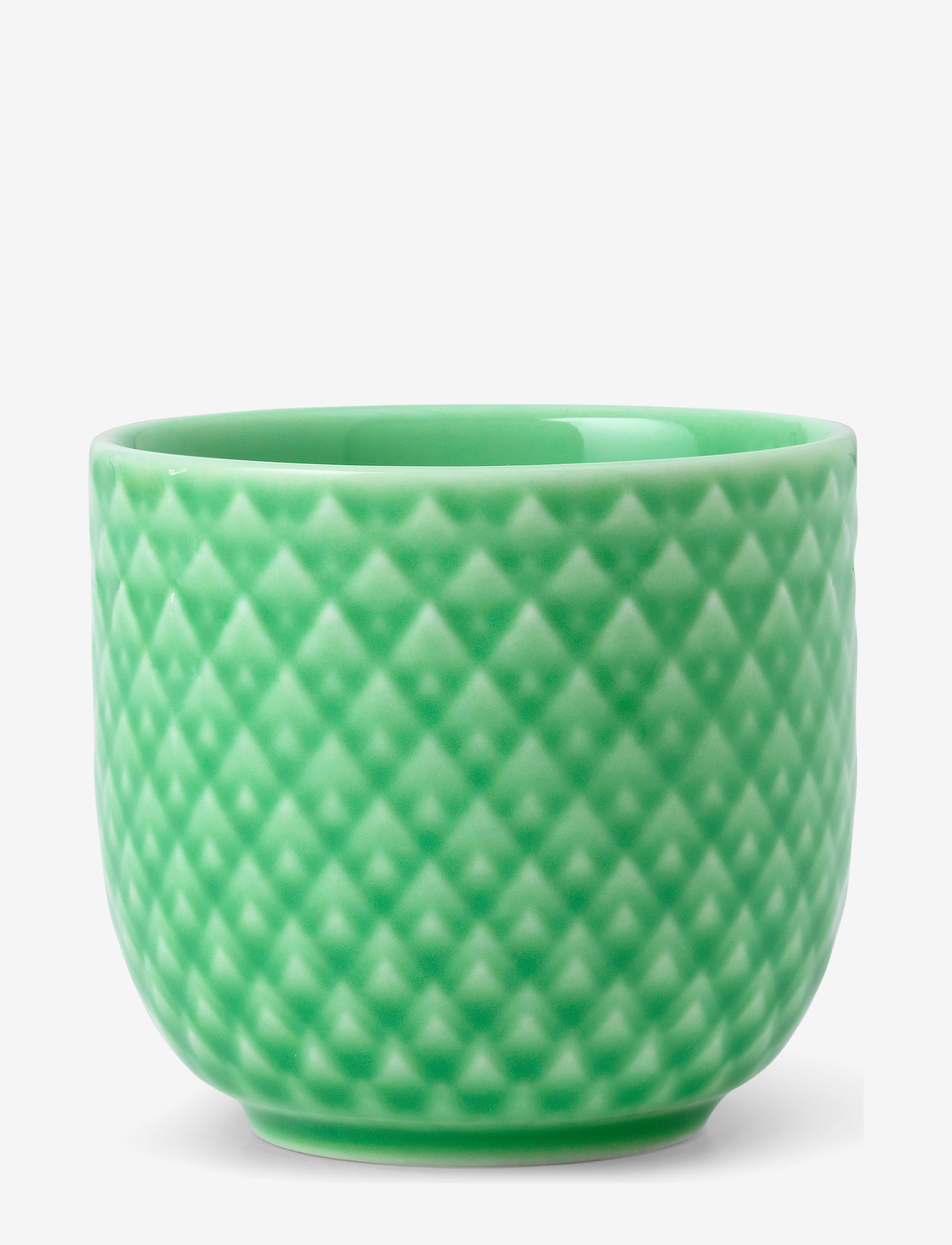 Lyngby Porcelæn Rhombe Color Æggebæger, Ø 5 cm, Green, Skåle > Æggebægre, Unisex