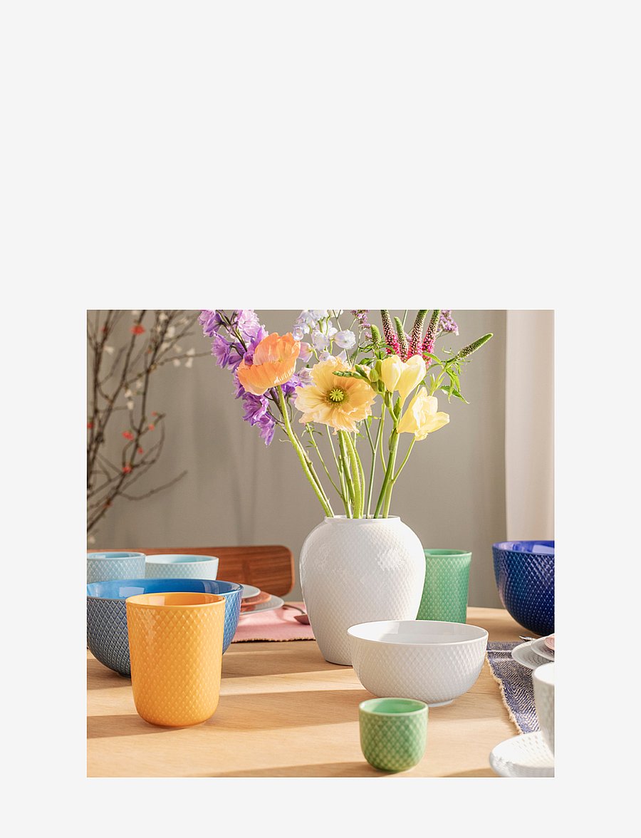 Lyngby Porcelæn - Rhombe Color egg cup - eierbecher - green - 2
