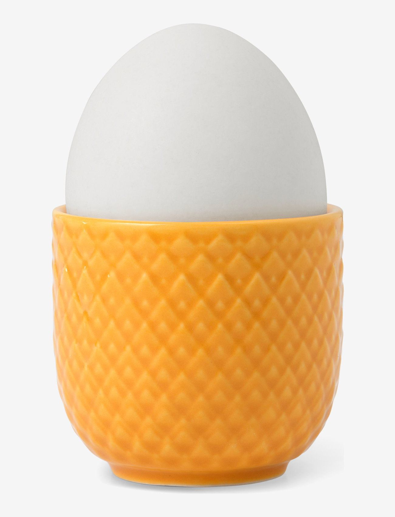 Lyngby Porcelæn - Rhombe Color egg cup - laagste prijzen - yellow - 1