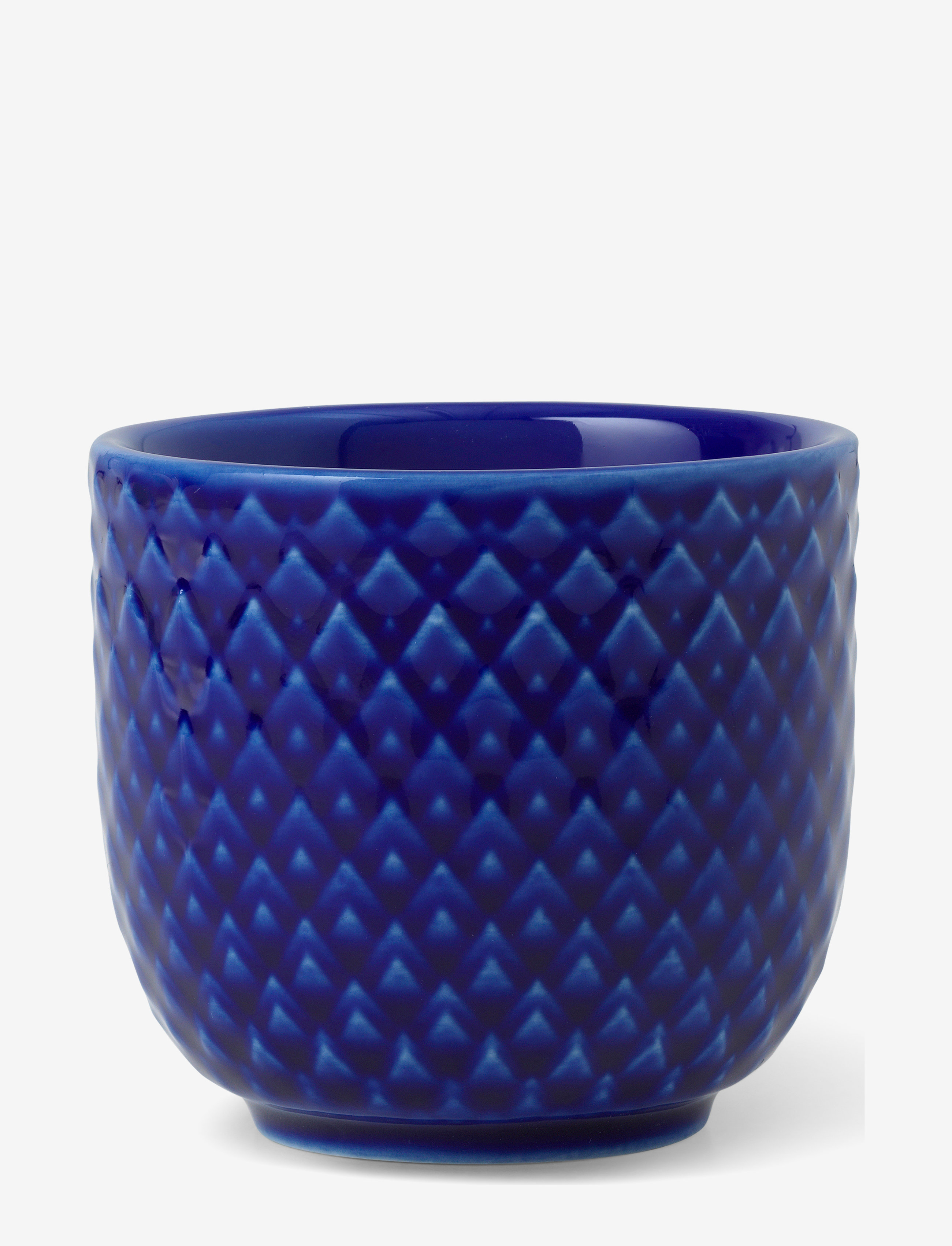 Lyngby Porcelæn Rhombe Color Æggebæger, Ø 5 cm, Blue, Skåle > Æggebægre, Unisex
