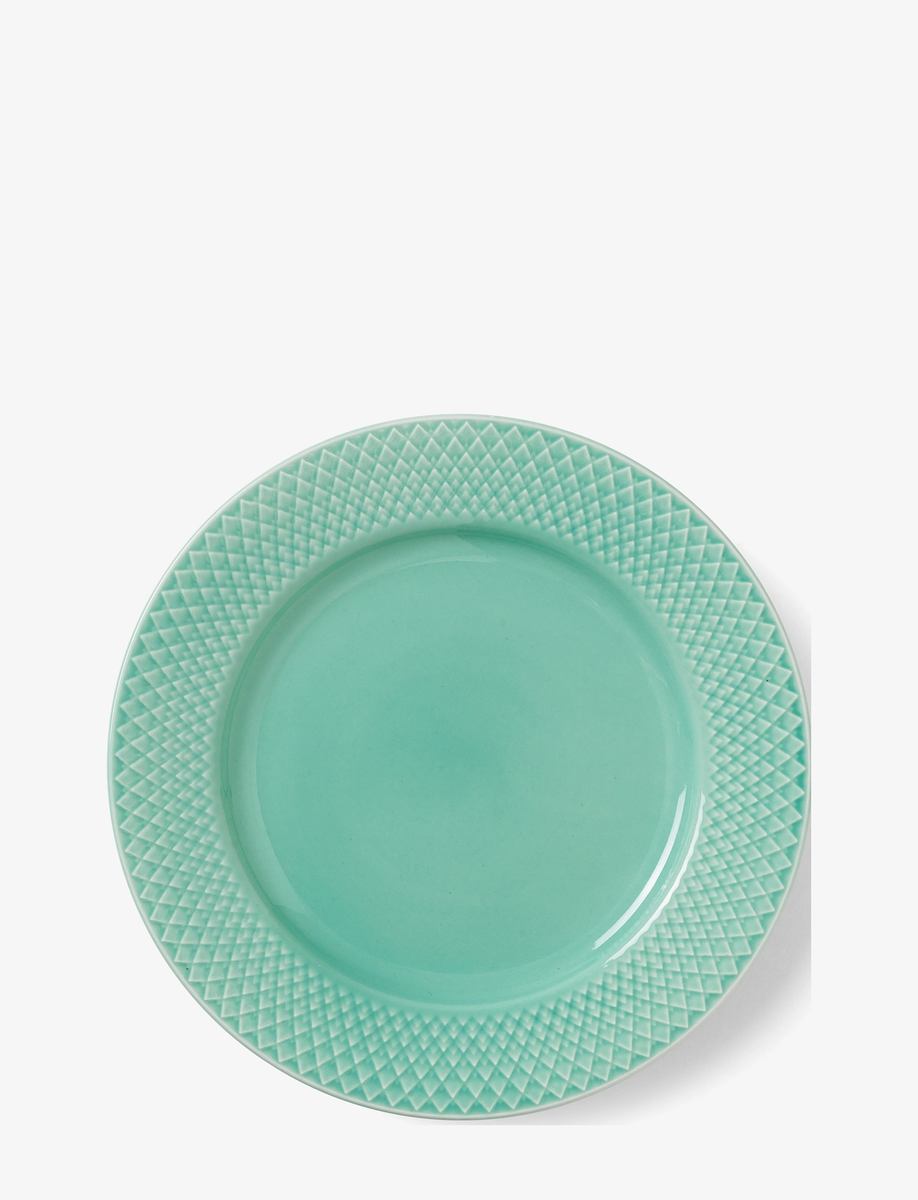 LYNGBY PORCELÆN Rhombe Color Frokosttallerken Grün - Ø 21 Cm - Unisex