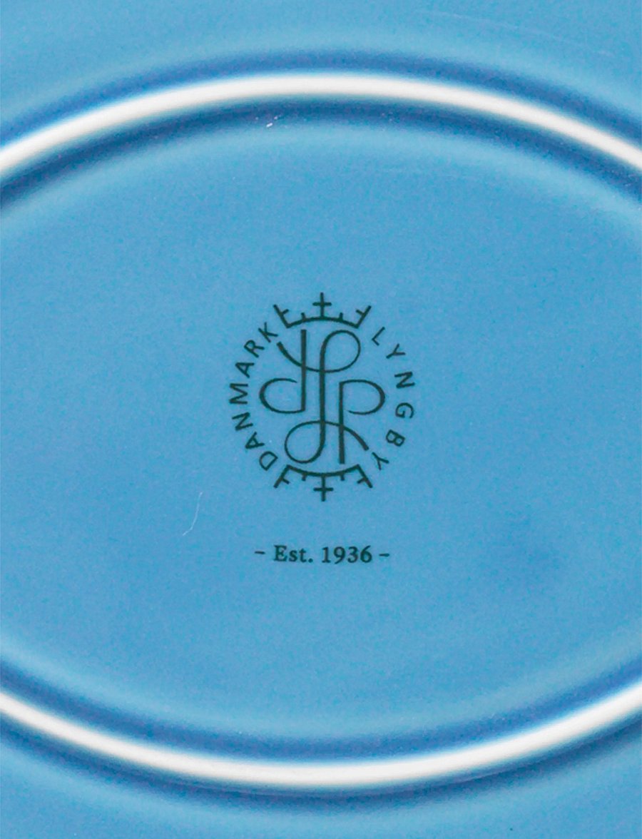 Lyngby Porcelæn - Rhombe Color Ovale dishes 35x26,5 dark blue (201953) 28.5x21.5 blue (201954) - assiettes plates - blue - 4