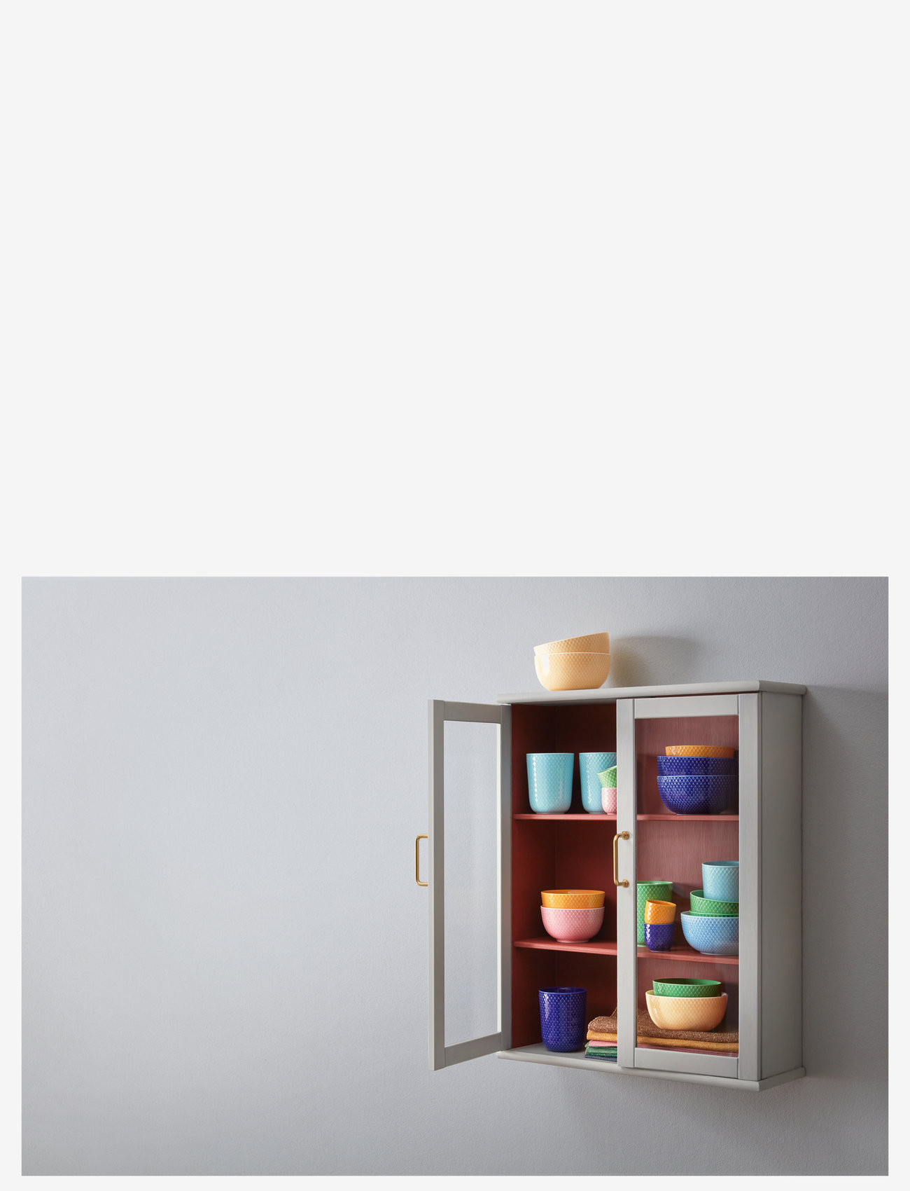 Lyngby Porcelæn - Herringbone Dækkeserviet - køb efter pris - green - 1