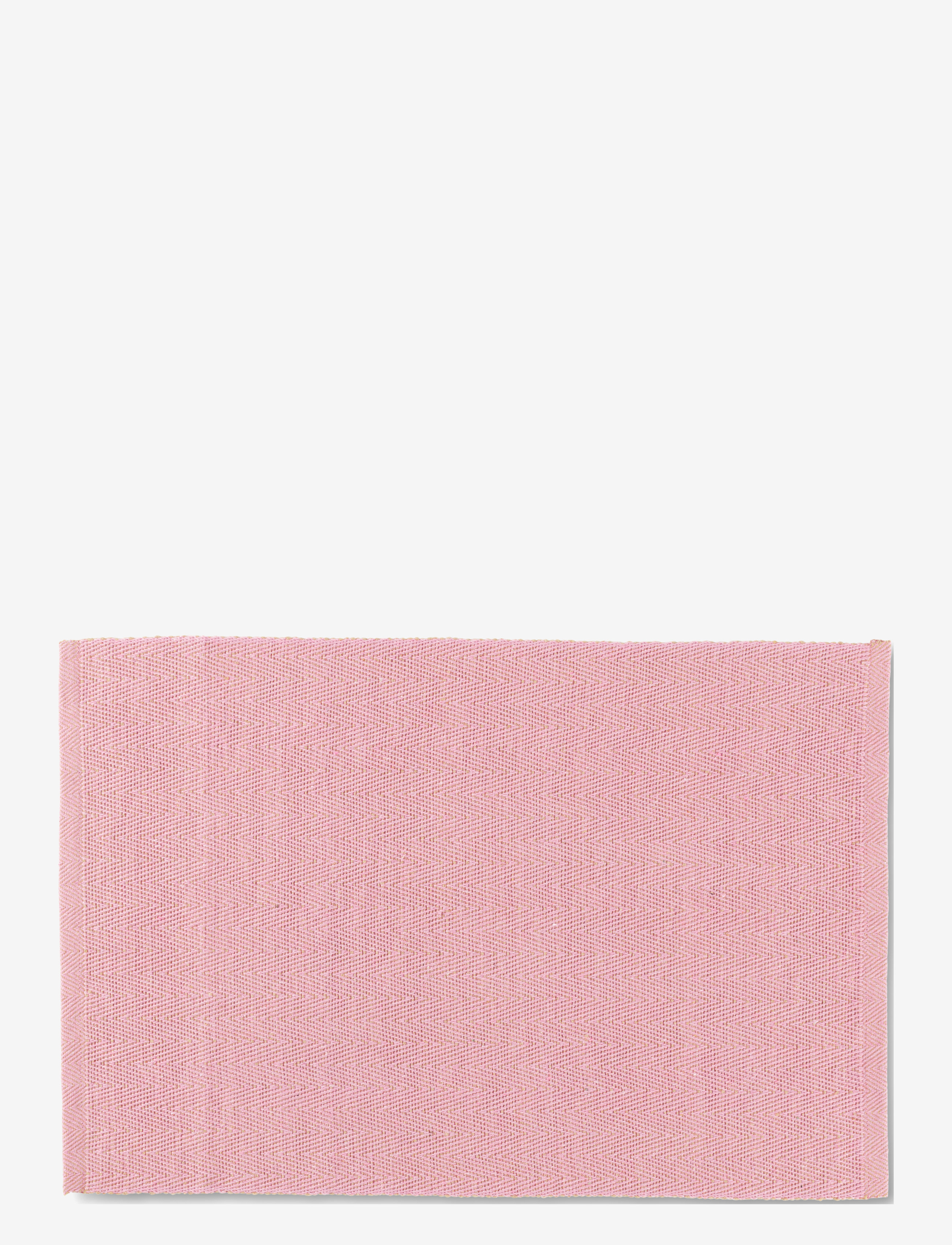 LYNGBY PORCELÆN Herringbone Dækkeserviet Pink - 43X30CM - Unisex