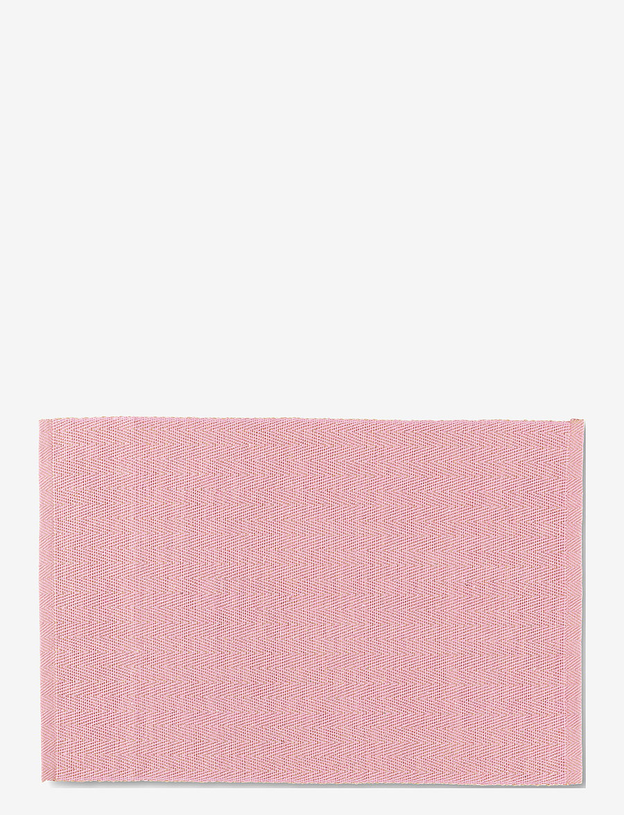 Lyngby Porcelæn - Herringbone Place mat - taldrikualused - rose - 0