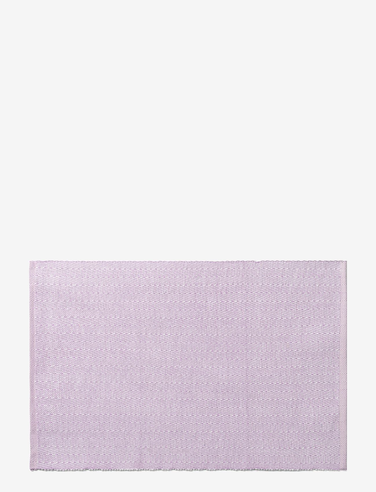 Lyngby Porcelæn - Herringbone Dækkeserviet 43x30 cm lilla - køb efter pris - purple - 0