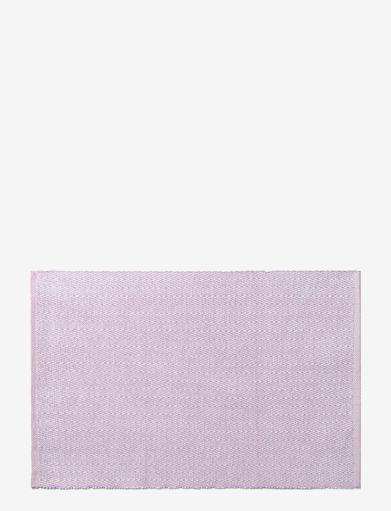 Lyngby Porcelæn - Herringbone Dækkeserviet 43x30 cm lilla - laveste priser - purple - 0