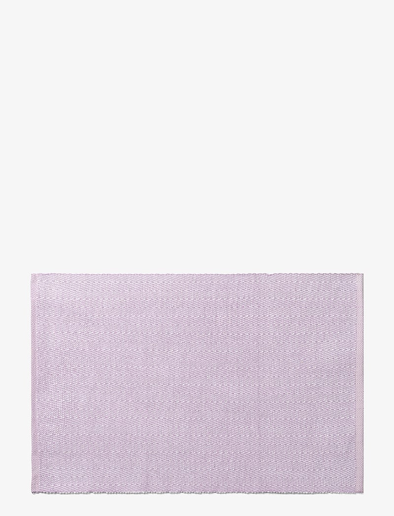 Lyngby Porcelæn - Herringbone Dækkeserviet 43x30 cm lilla - køb efter pris - purple - 0