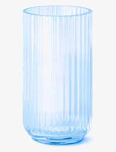 Lyngby vasen 20 cm lyseblå glass, Lyngby