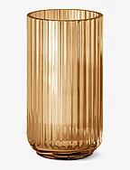 Lyngby vase 20cm amber glass - AMBER