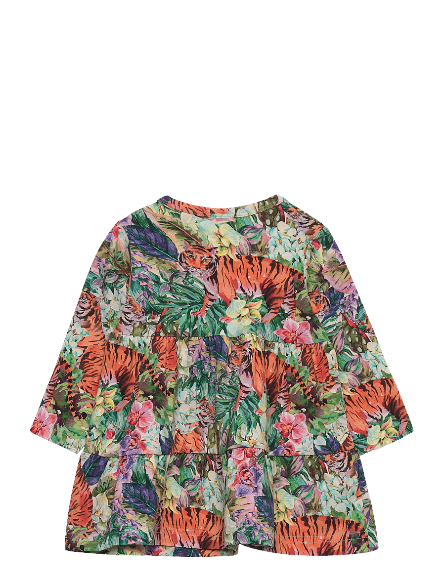 Maia Family - ORKIDEA DRESS - long-sleeved casual dresses - green - 1