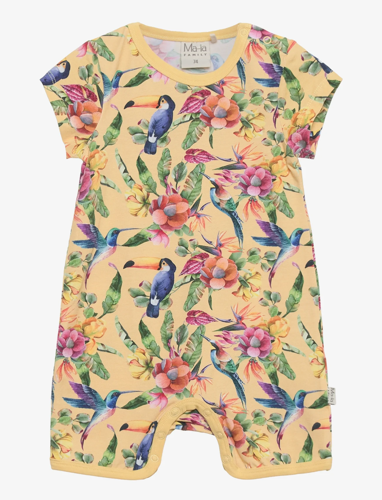 Ma-ia Family - TUKAANI PLAYSUIT - gode sommertilbud - yellow - 0