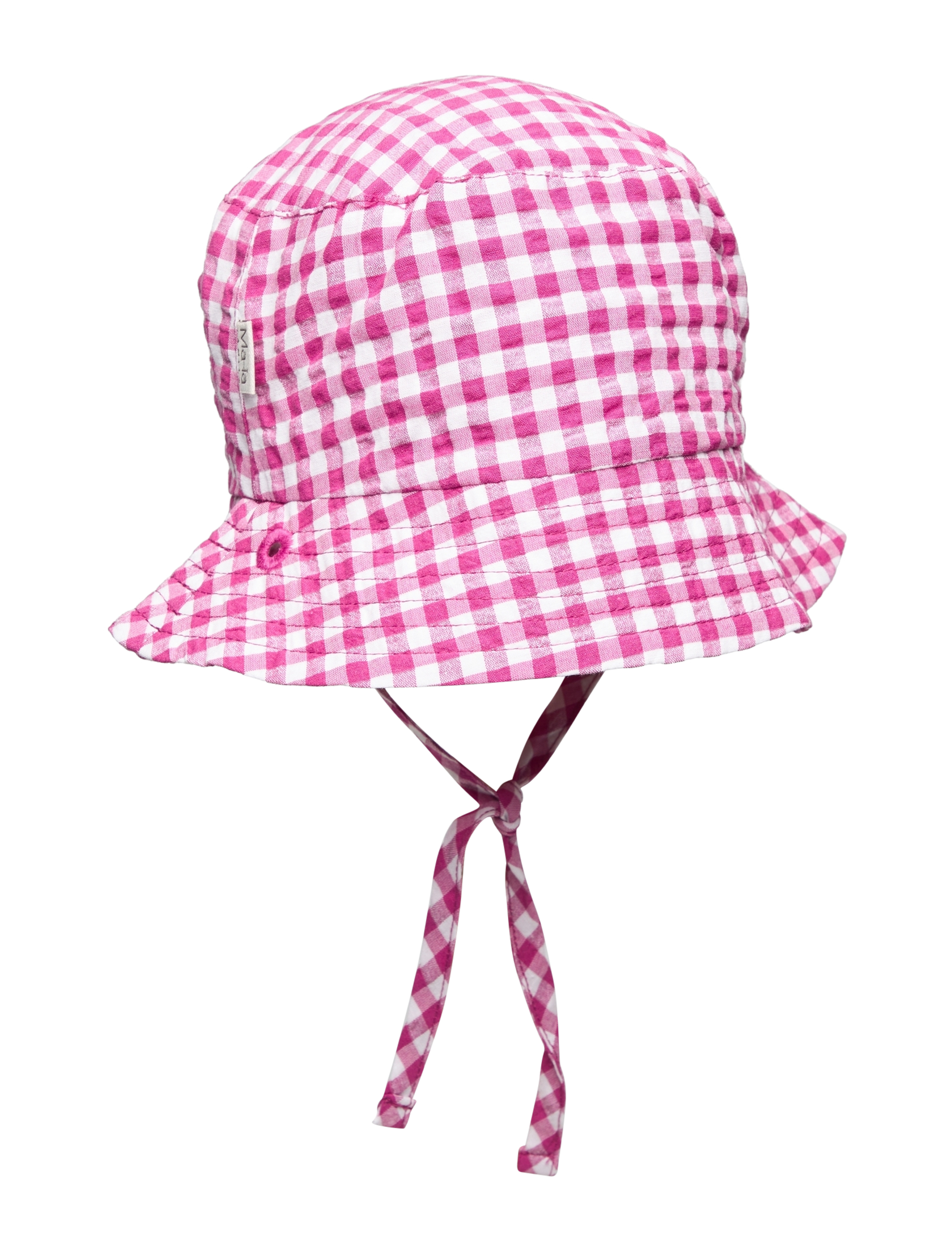 Maia Family Jun Plaid Hat, Børn, Plaid Bøllehat, Pink, Str: 42-44
