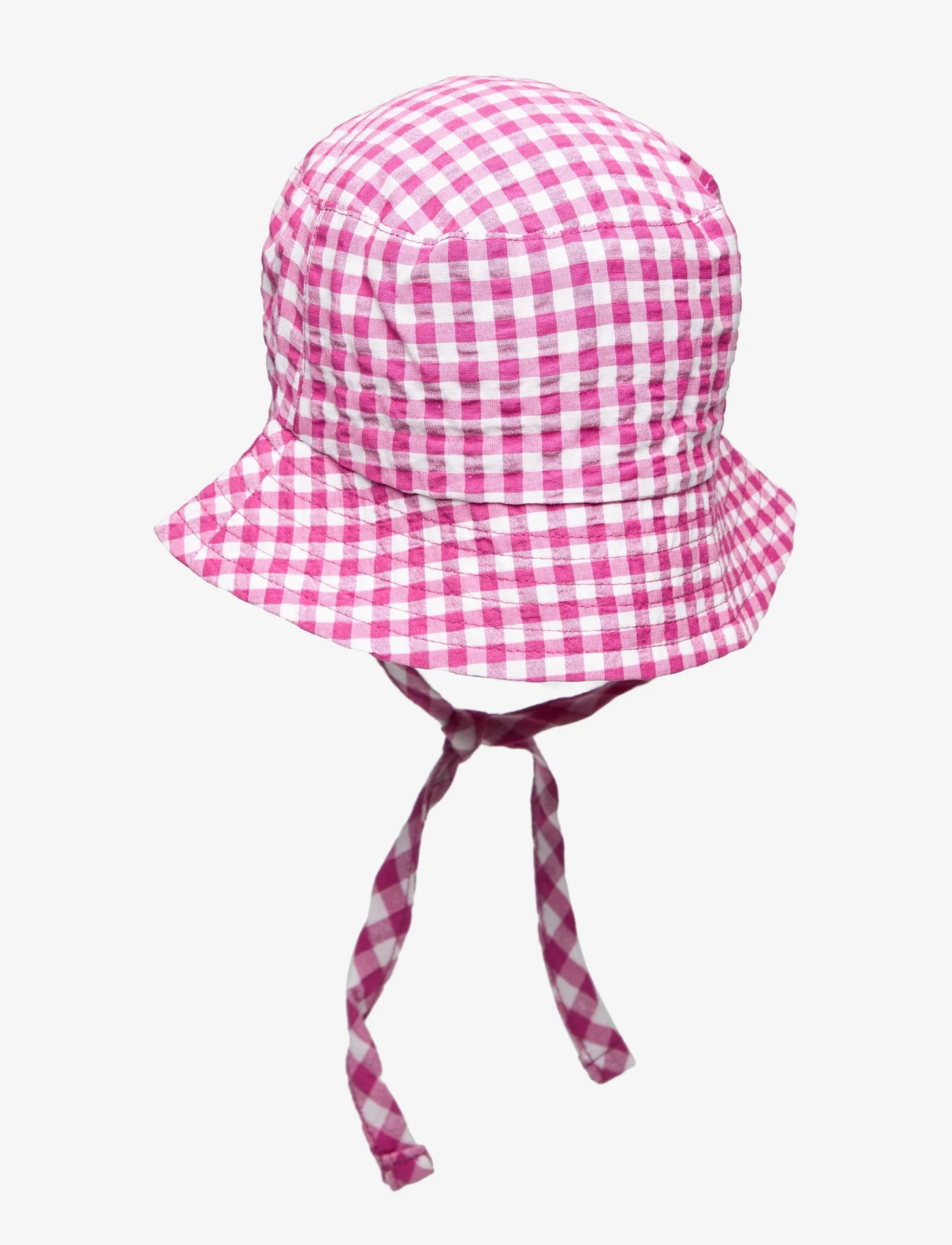 Ma-ia Family - JUN PLAID HAT - zomerkoopjes - pink - 1